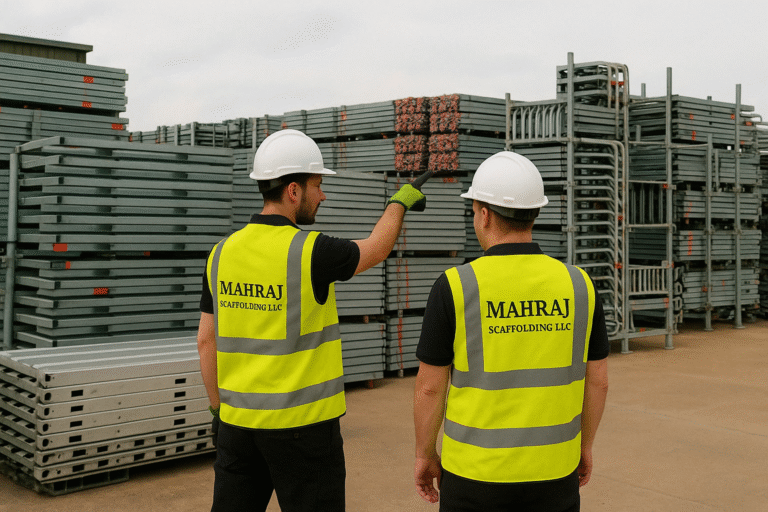 Mahraj team at yard